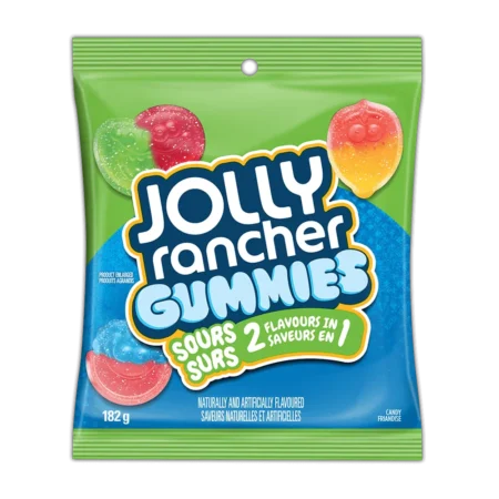 Jolly Rancher 2-in-1 Gummies Sours 182g (Case of 10