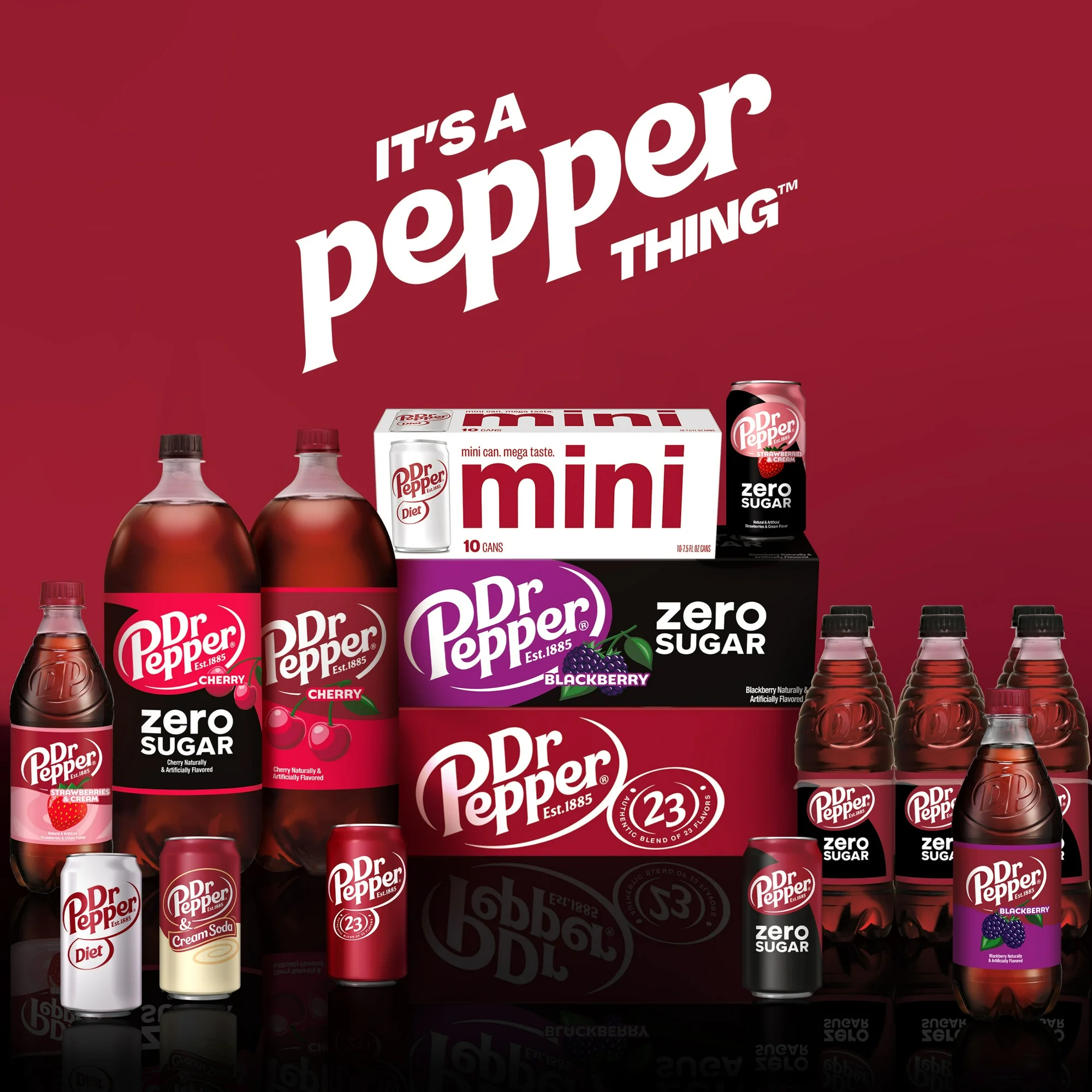 Dr. Pepper Strawberries & Cream 355mL * 12 - Image 3