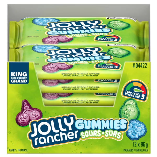 Jolly Rancher Gummies Sours 96g - 12ct