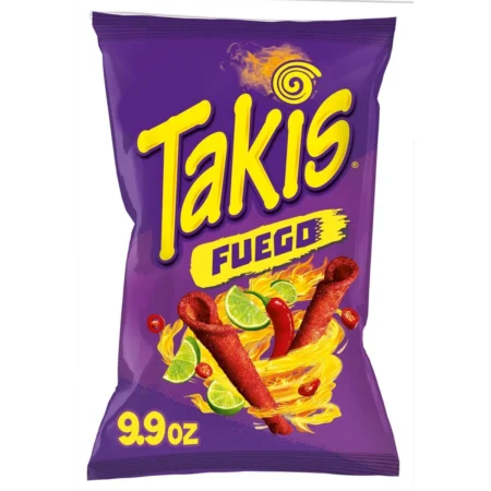 Takis Fuego, 9.9 oz (Pack of 14) – Extra Large Bold Heat & Intense Chili-Lime Blast