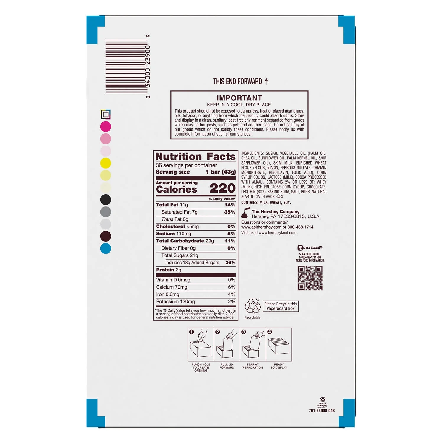 Hersheys Cookies & Cream 43g *36 - Image 5