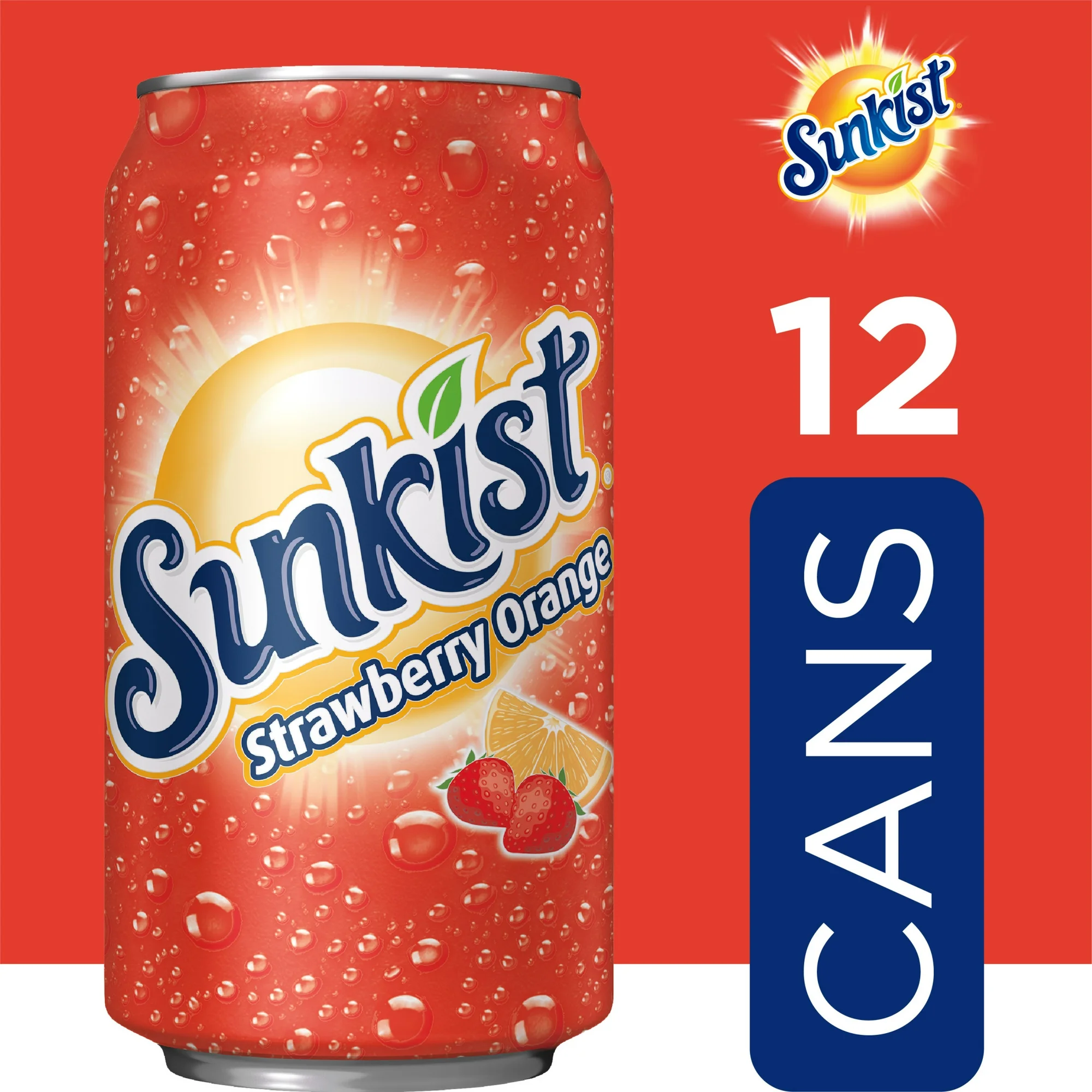Sunkist Strawberry Orange 355ml * 12 - Image 3