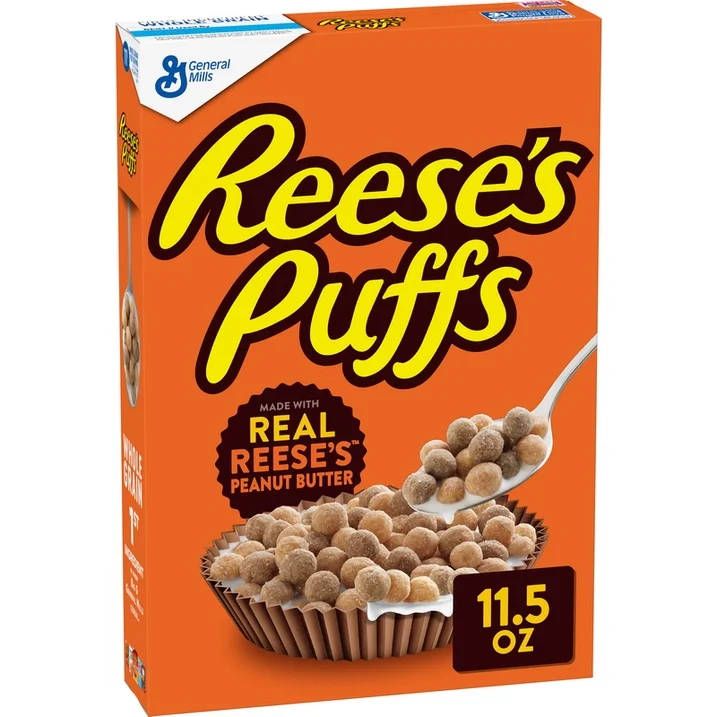 Reeses puffs chocolatey peanut butter