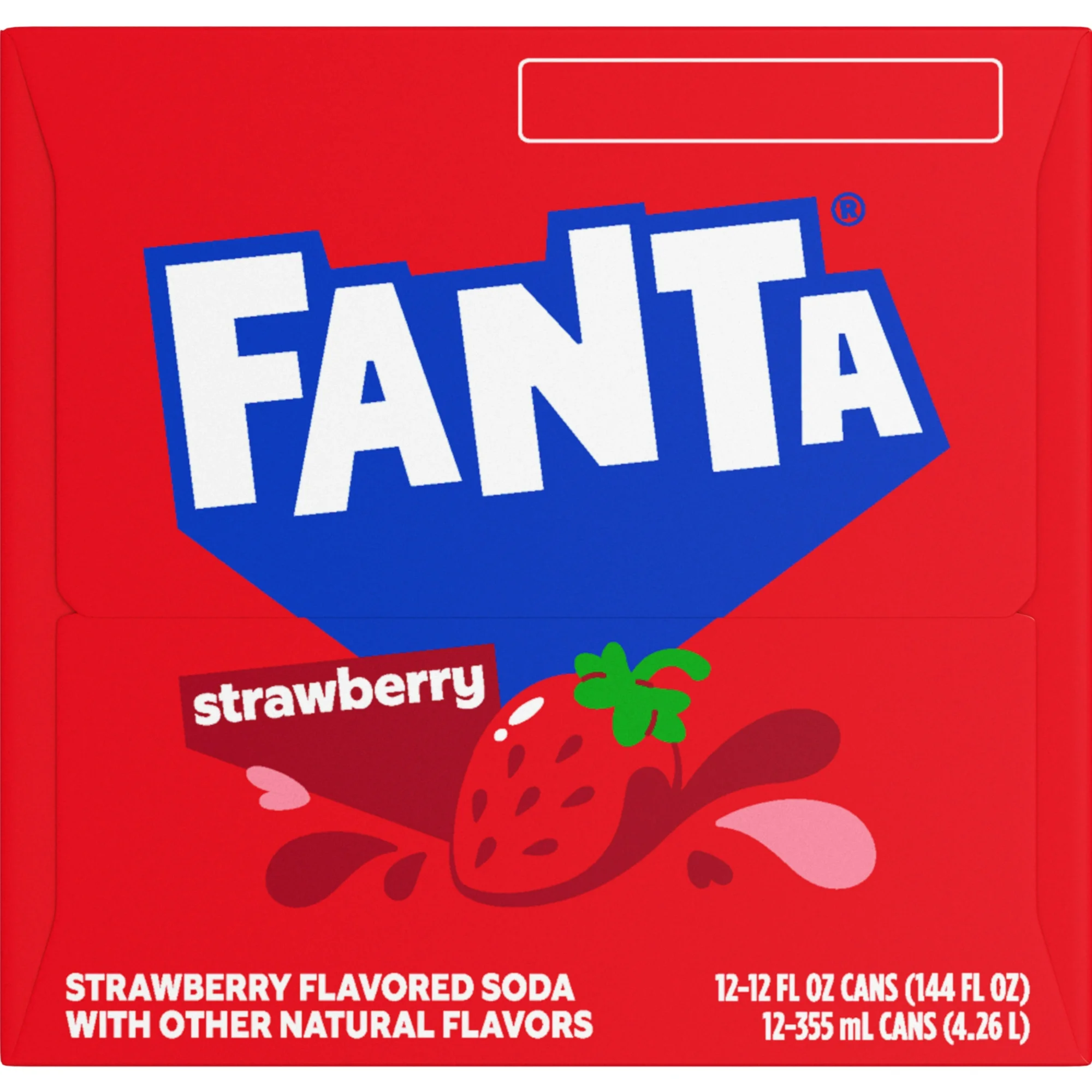Fanta Strawberry 355ml * 12 - Image 2