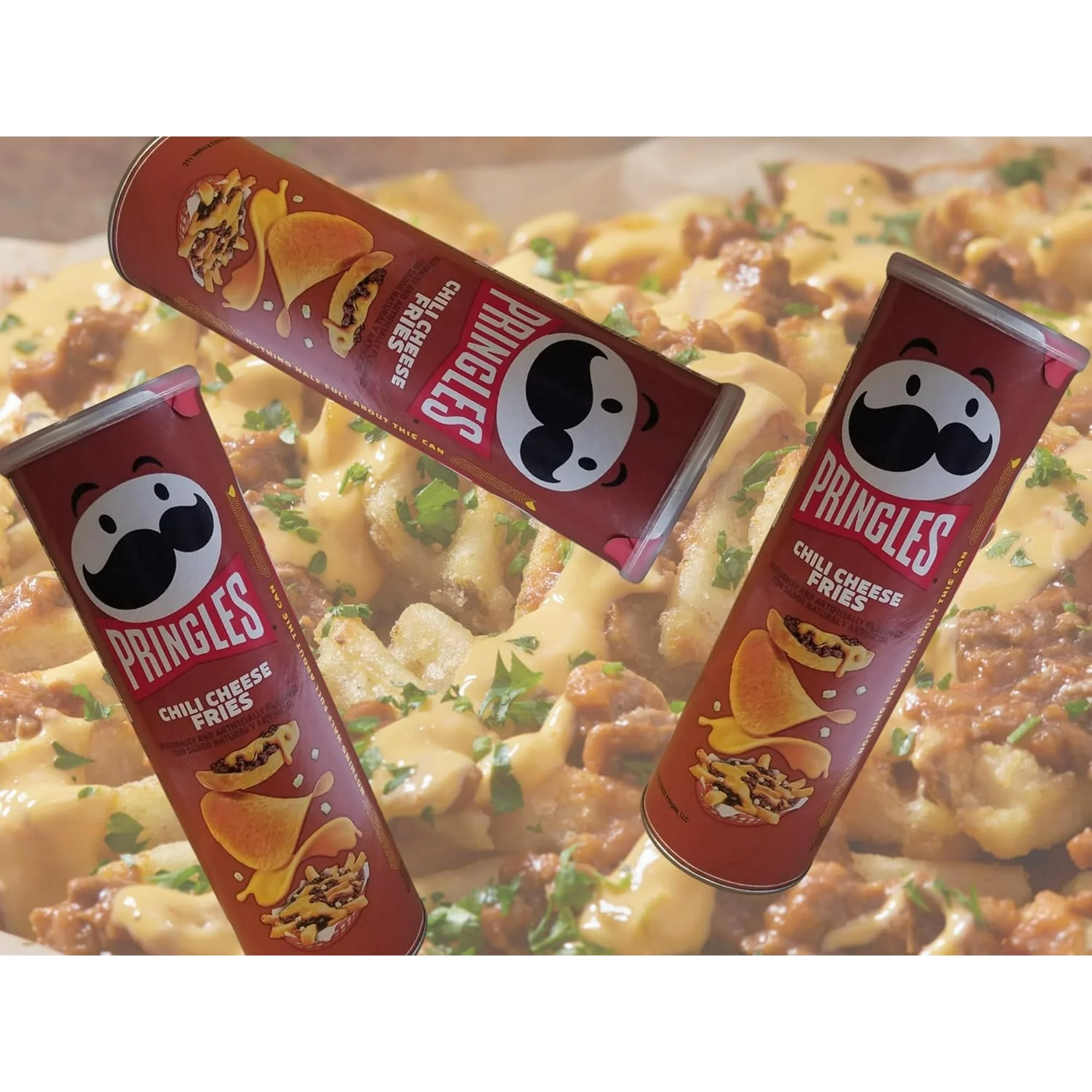 PRINGLES CHILI CHEESE FRIES — BOLD & SAVORY CRISPS 14 PACK - Image 4