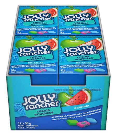 Jolly Rancher Chews Original Candy 58g - 12ct