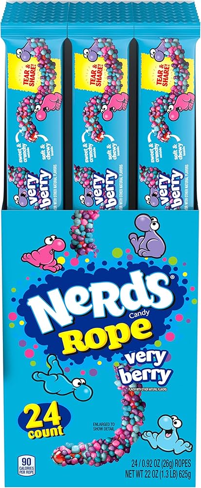 Nerds Rope Very Berry - Case of 24