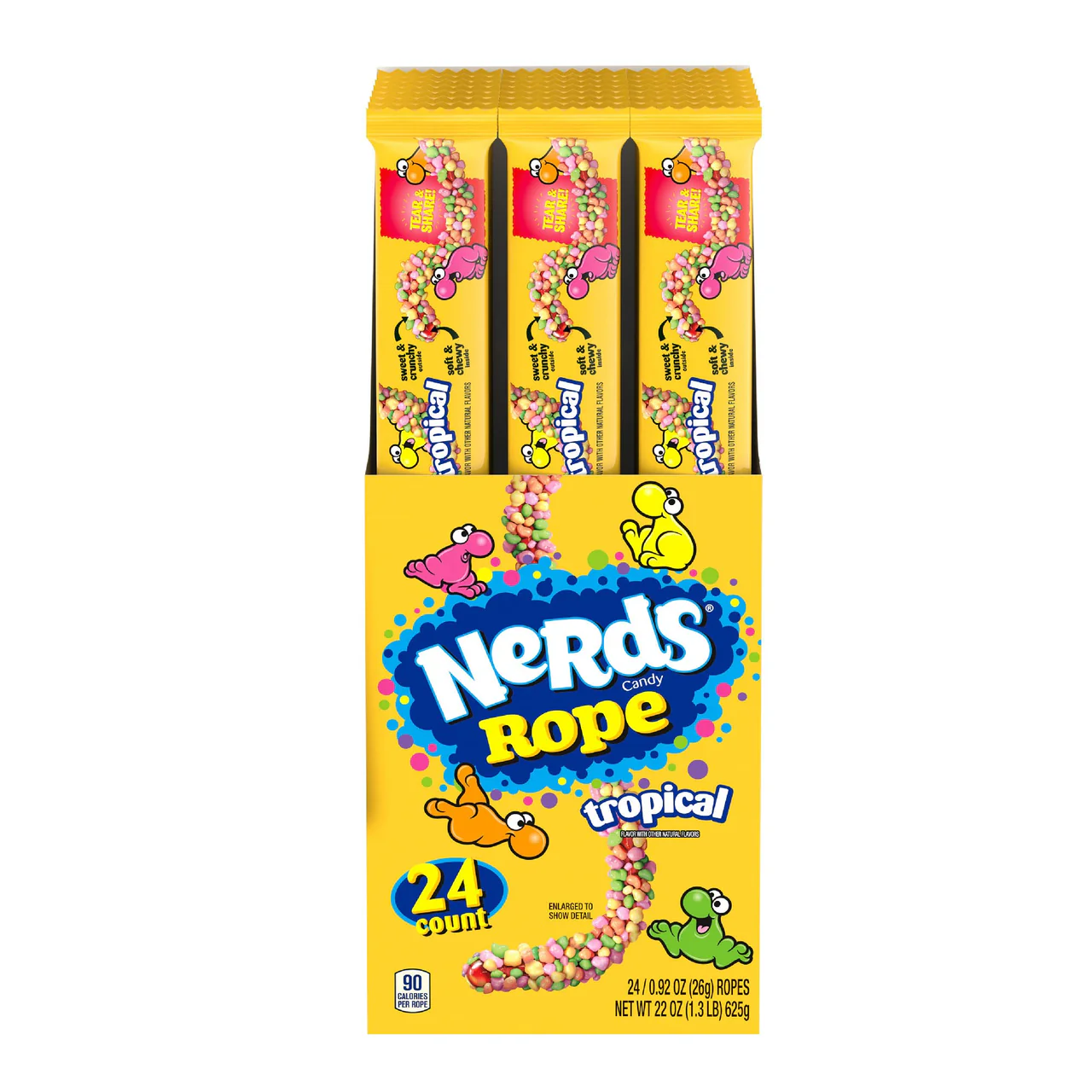 Nerds Rope Tropical - Case of 24