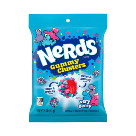 Nerds Gummy Clusters Very Berry 142g Peg Bag (Case of 10)
