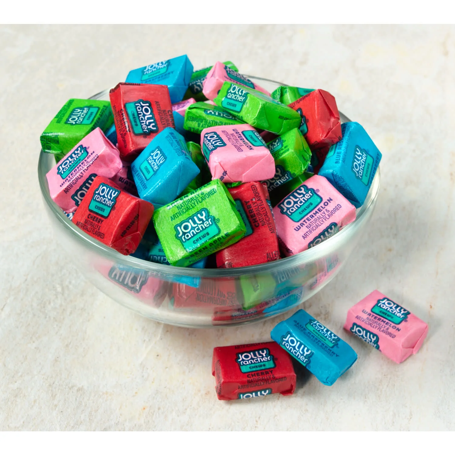 Jolly Rancher Chews Assorted Fruit Flavored Candy, Box 2.06 oz, 12 Count - Image 2