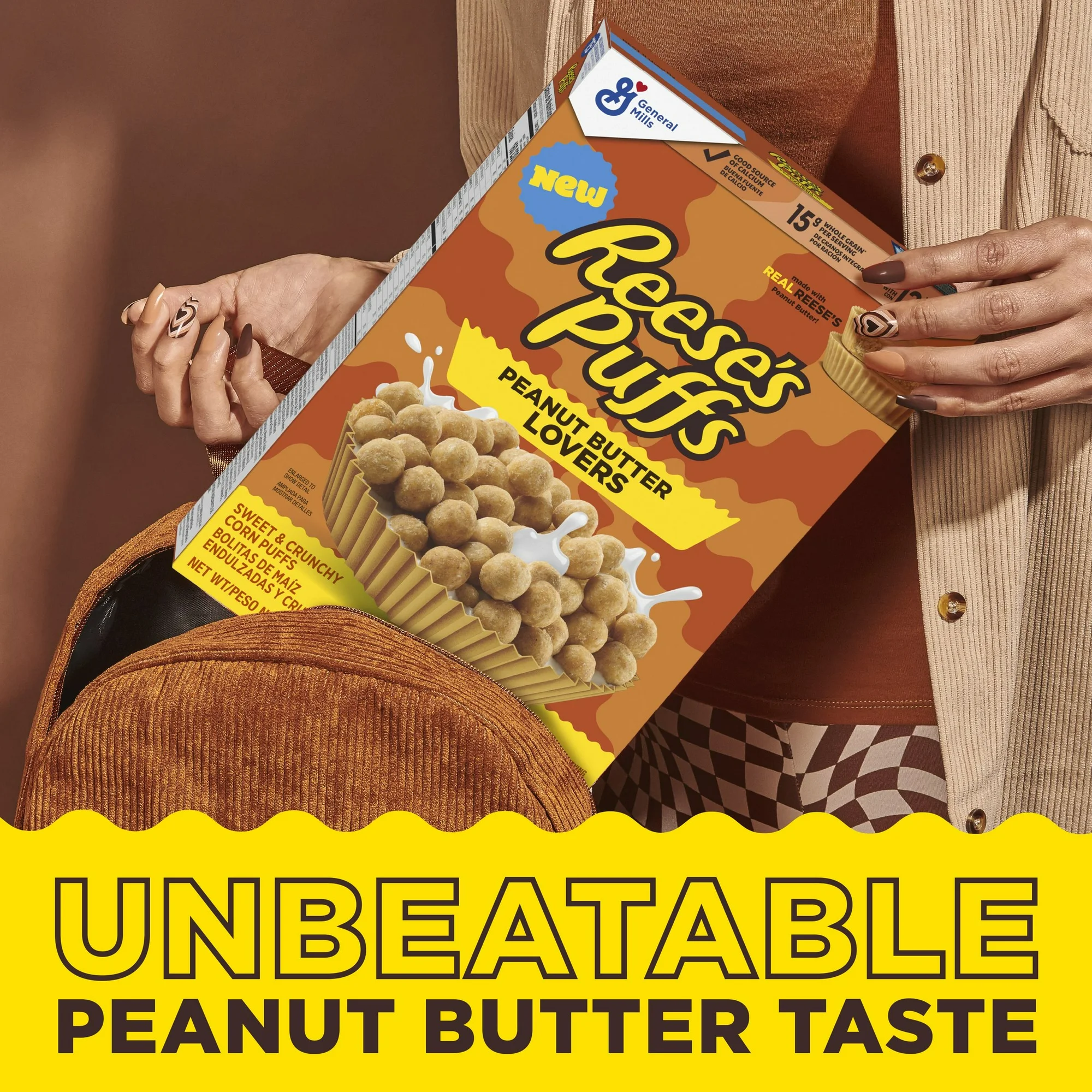 Reeses Puffs Peanut Butter Lovers Cereal 326g - Image 3