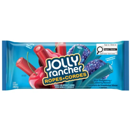 Jolly Rancher Ropes Blue Raspberry + Cherry 283g - Case of 12