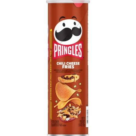 PRINGLES CHILI CHEESE FRIES — BOLD & SAVORY CRISPS  14 PACK