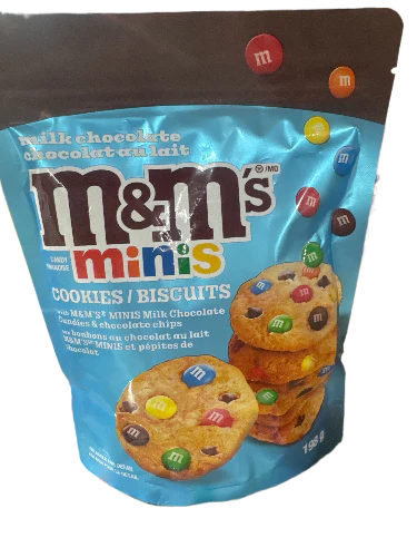M&M's Minis Cookies 198g - Case of 12
