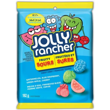 Jolly Rancher Fruity Sours 182g (Case of 12)