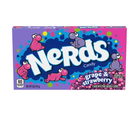 Nerds Grape & Strawberry Theater Box - 5oz (Case of 12)